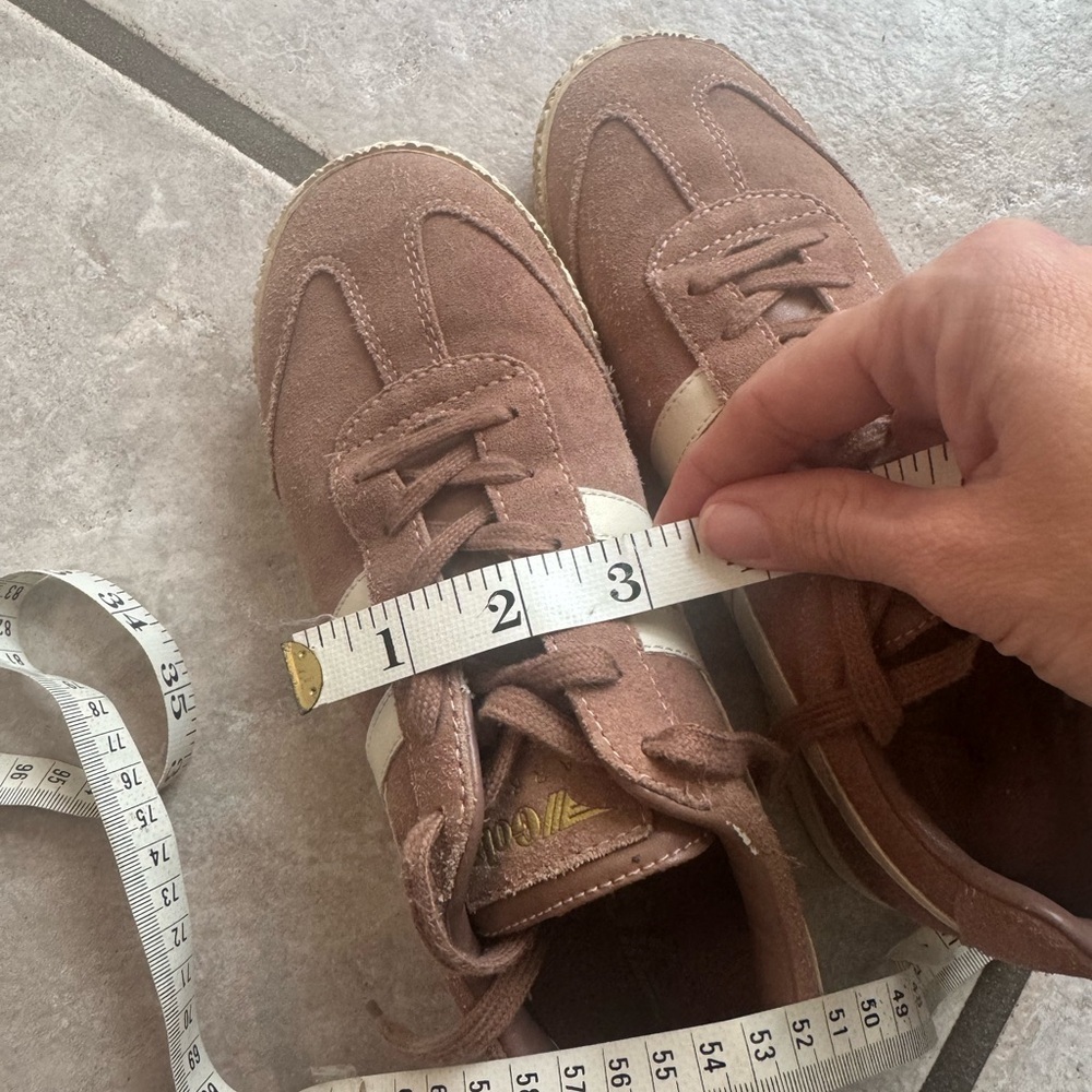 Gola Classics Harrier Suede Vintage Style Sneakers Womens Dusty Rose Pink Shoes - Picture 8 of 8